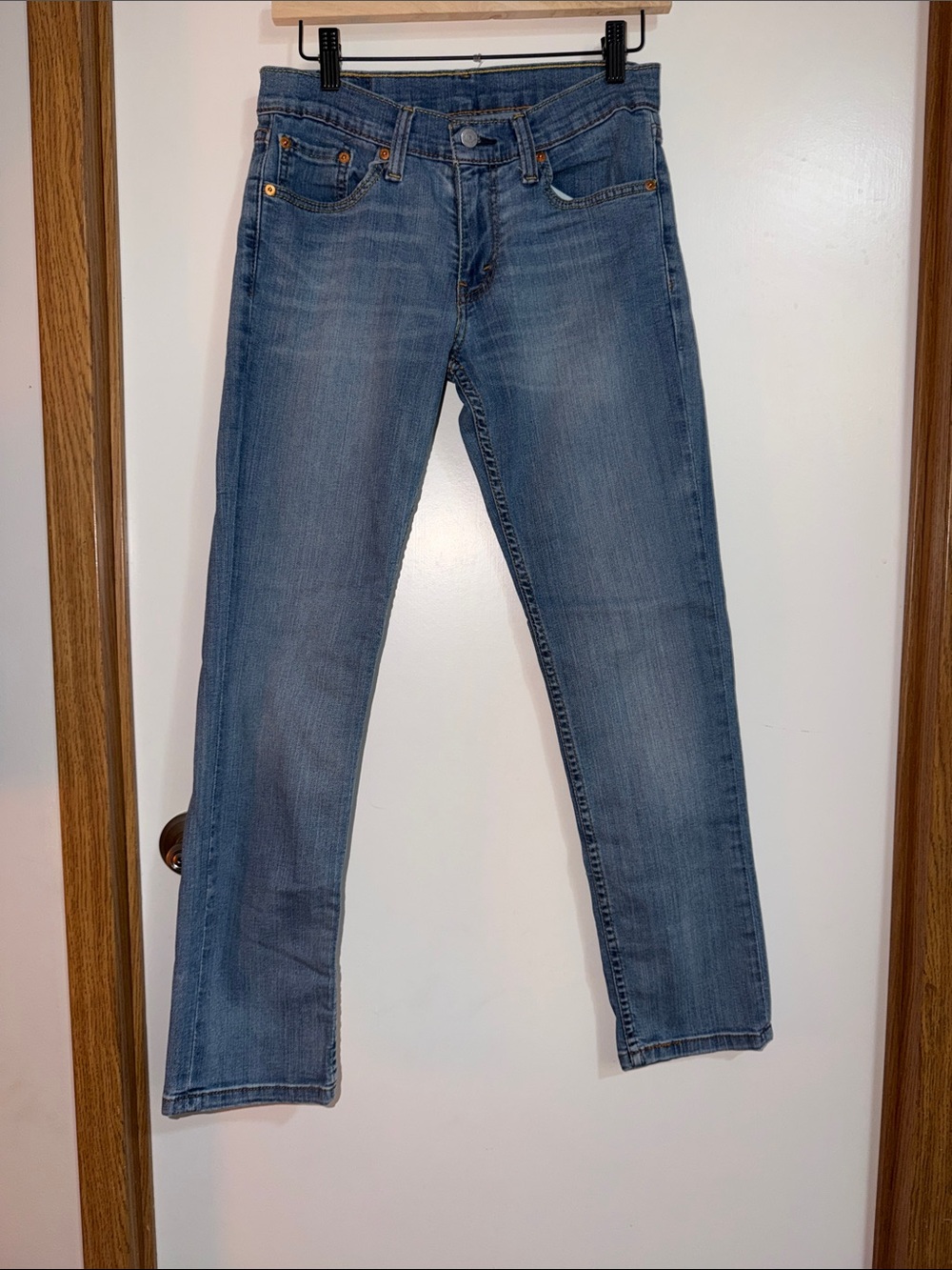 Levi's Light Blue Straight Leg Jeans
